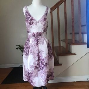 NWOT$398 J.Crew Collection misty hydrangea dress 6